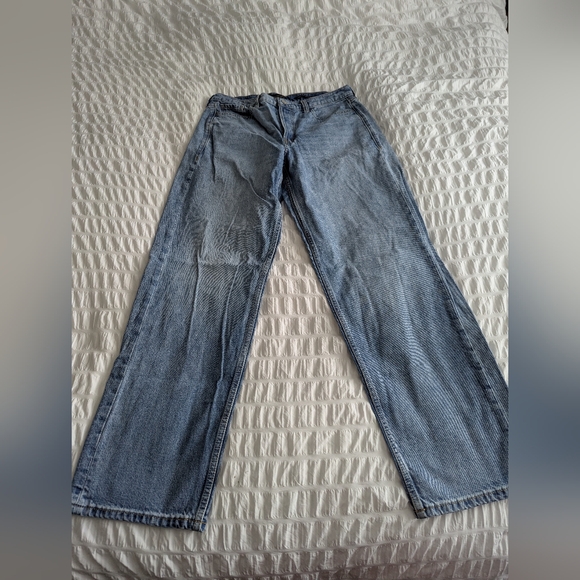 BANANA REPUBLIC mid rise loose stovepipe Jeans Sz.29 - Picture 2 of 7